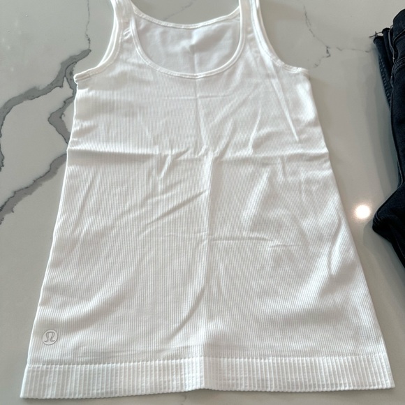 Bundle- Denim Forum, Lululemon top and lululemon jacket - Picture 6 of 11